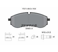 Textar Kit pastiglie freni 2249201 – posteriori per MAN, VW (freno a disco)