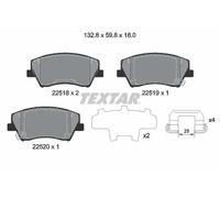 Pastiglie freno 2251801 TEXTAR per HYUNDAI KIA