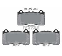 Textar Kit pastiglie freni 2256901 anteriore freno a disco per FORD Focus III 2.3 2015-2018