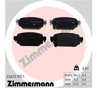 ZIMMERMANN 22623.155.1 Kit pastiglie freni