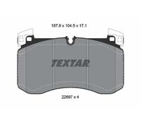 Pastiglie freno 2269701 TEXTAR per MERCEDES-BENZ GLS GLE GLE Coupe