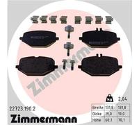 Pastiglie freno 22723.190.2 ZIMMERMANN per MERCEDES-BENZ GLE GLE Coupe