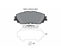 TEXTAR 2276801 Kit pastiglie freno, Freno a disco per DAIHATSU,LEXUS,TOYOTA,TOYO