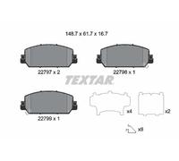 TEXTAR 2279701 Kit pastiglie freni