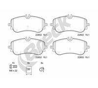 Pastiglie freno 22802 00 703 00 BRECK per VW MAN