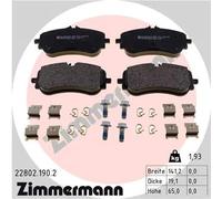 ZIMMERMANN 22802.190.2 Kit pastiglie freni