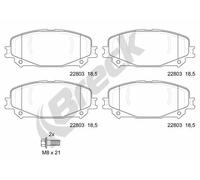 Breck Brakes Kit pastiglie freni BRECK 22803 00 701 00 anteriore - freno a disco