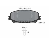 TEXTAR 2280301 Kit pastiglie freno, Freno a disco per MITSUBISHI,RENAULT