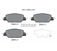 TEXTAR 2285201 Kit pastiglie freni