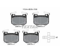 TEXTAR 2287301 Kit pastiglie freni