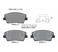 TEXTAR 2293401 Kit pastiglie freni
