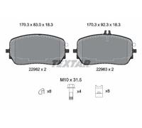 TEXTAR 2296201 Kit pastiglie freni