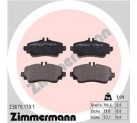 Pastiglie freno 23070.170.1 ZIMMERMANN per MERCEDES-BENZ CLASSE A