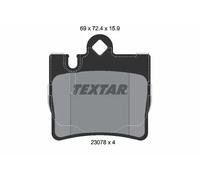 TEXTAR 2307801 Kit pastiglie freni