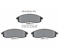 TEXTAR 2308601 Kit pastiglie freni