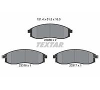 Pastiglie freno 2308602 TEXTAR per MITSUBISHI L200