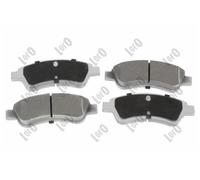 Pastiglie freno 231-01-008 ABAKUS per CITROËN PEUGEOT DS OPEL