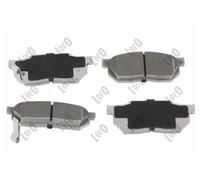Pastiglie freno 231-01-056 ABAKUS per HONDA PRELUDE II CRX I CIVIC V Hatchback