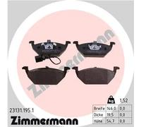 Pastiglie freno 23131.195.1 ZIMMERMANN per VW SKODA AUDI SEAT