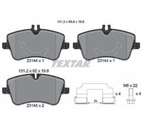 Pastiglie freno 2314402 TEXTAR per MERCEDES-BENZ CLK Cabriolet Coupé