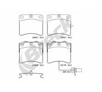 Pastiglie freno 23176 00 703 10 BRECK per VW TRANSPORTER T4 Autobus