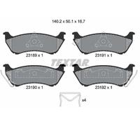 Pastiglie freno 2318902 TEXTAR per MERCEDES-BENZ CLASSE M
