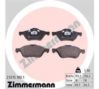 Pastiglie freno 23215.180.1 ZIMMERMANN per RENAULT LAGUNA II LAGUNA II Grandtour