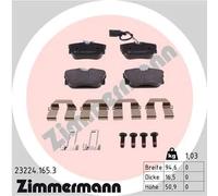 ZIMMERMANN 23224.165.3 Kit pastiglie freni