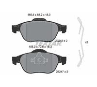 TEXTAR 2324502 Kit pastiglie freni