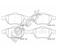 Pastiglie freno 23248 00 701 00 BRECK per RENAULT LAGUNA II Grandtour VEL SATIS