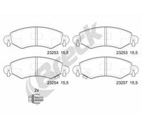 Pastiglie freno 23253 00 702 10 BRECK per SUZUKI OPEL SUBARU