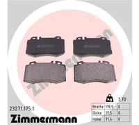 ZIMMERMANN 23271.175.1 Kit pastiglie freni