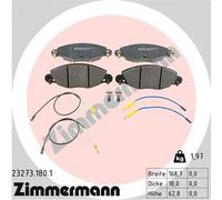 ZIMMERMANN Kit pastiglie freni 23273.180.1 frontali per Citroën C5 I/C5 II/C5 II Break