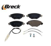 Set di pastiglie freno BRECK 23277 00 701 10, anteriore