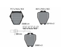 TEXTAR 2328001 Kit pastiglie freni