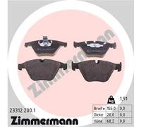 Pastiglie freno 23312.200.1 ZIMMERMANN per BMW 3 Cabriolet 7 5 5 Touring 3 6