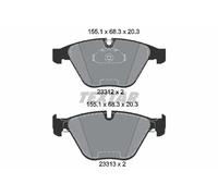 Pastiglie freno 2331211 TEXTAR per BMW 7 5 5 Touring 6 6 Cabriolet