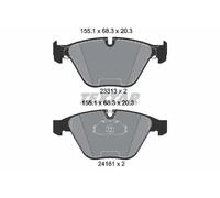 Set di pastiglie freno TEXTAR 2331303, fronte