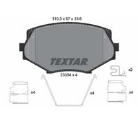 Pastiglie freno 2335404 TEXTAR per MAZDA MX-5 I MX-5 II