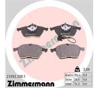 ZIMMERMANN 23392.200.1 Kit pastiglie freni
