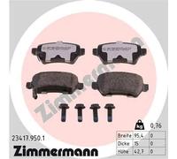 Pastiglie freno 23417.950.1 ZIMMERMANN per OPEL KIA