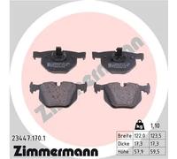 ZIMMERMANN 23447.170.1 Kit pastiglie freni
