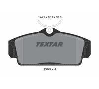 TEXTAR 2346302 Kit pastiglie freni