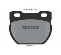 Pastiglie freno 2347101 TEXTAR per LAND ROVER DEFENDER Pick Up DEFENDER Cabrio