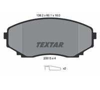 TEXTAR 2351501 Pastiglie freno anteriore per MPV E-Series E-serie