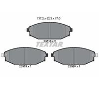 TEXTAR Kit pastiglie freni