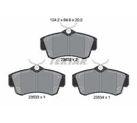 TEXTAR Kit pastiglie freni