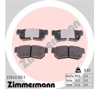 ZIMMERMANN 23543.155.1 Kit pastiglie freni