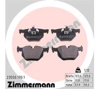 ZIMMERMANN 23550.170.1 Kit pastiglie freni