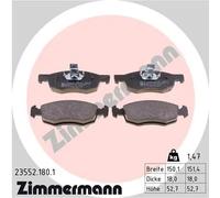 Pastiglie freno 23552.180.1 ZIMMERMANN per FIAT PALIO Weekend STRADA Pick-up